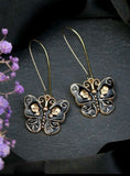 Butterfly Skeleton Earrings