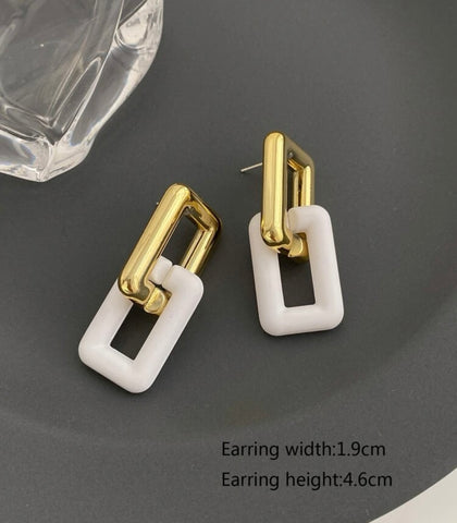 Chainlink Statement Earrings