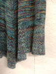 Multicolored Knit Plus Size Sweater