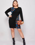 Cheetah Print Sweater Dress