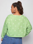 Plus Size Print Sweatshirt