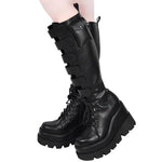 Thigh High Combat Boots