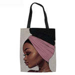 Cute Afrocentric Graphic Tote Bag