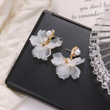 Floral Crystal Earrings
