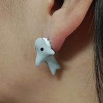 Animal Ear Bite Earrings