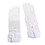 Elegant Ladies Short Lace Gloves