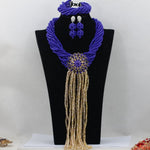 Handmade Beaded Gringe Necklace